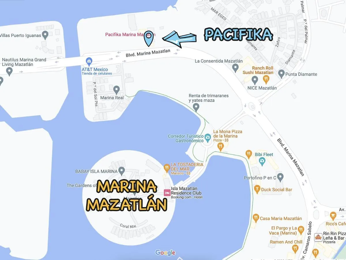 Apartamento 5010 depa Pacifika de lujo en Marina Mazatlán